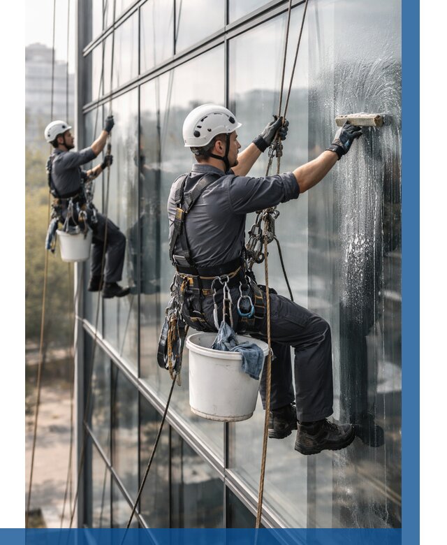 Мойка сплошного остекления в Югорске, заказать от 306 р.| ВЫСОТНИК-Югр