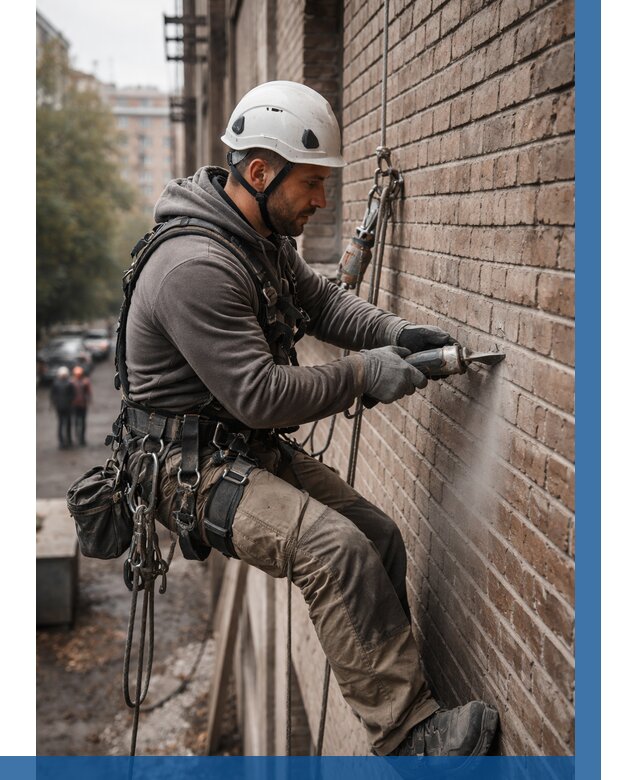 Расшивка кирпичных швов в Югорске от 613 р. | ВЫСОТНИК-Югр