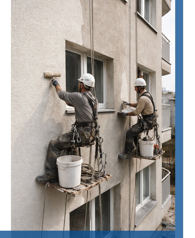 Нанесение короеда на фасад в Югорске от 459 р. | ВЫСОТНИК-Югр