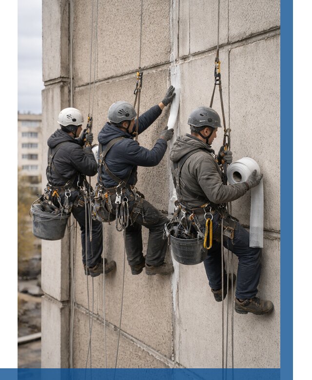 Ремонт межпанельных швов в Югорске от 766 р. | ВЫСОТНИК-Югр