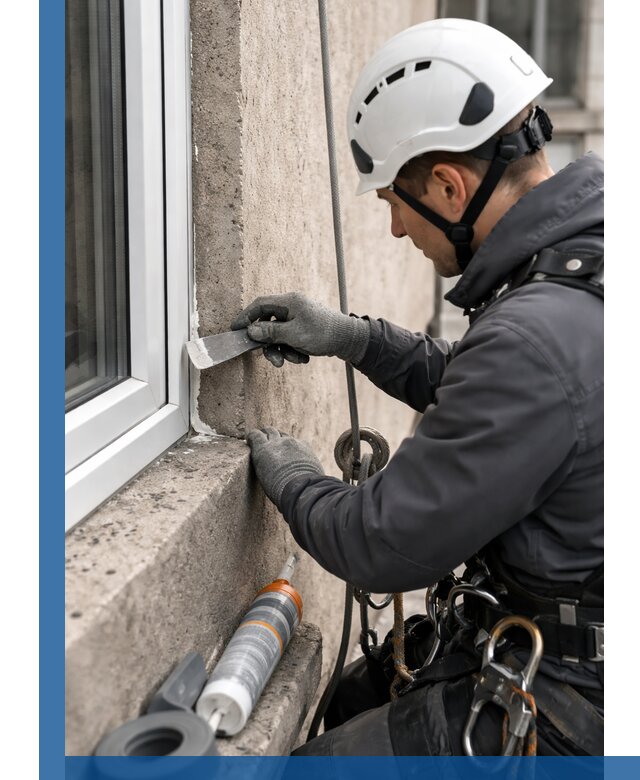 Герметизация монтажных швов окон в Югорске с гарантией качества