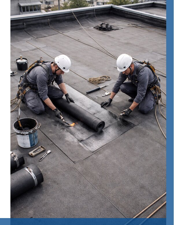 Ремонт мягкой кровли под ключ в Югорске от 715 р. | ВЫСОТНИК-Югр