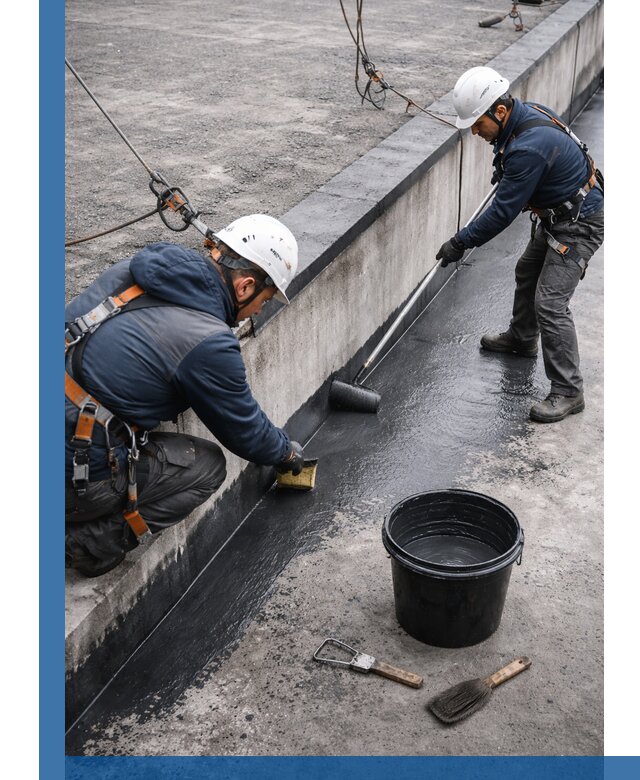 Гидроизоляция кровли жидкой резиной профессионально в Югорске