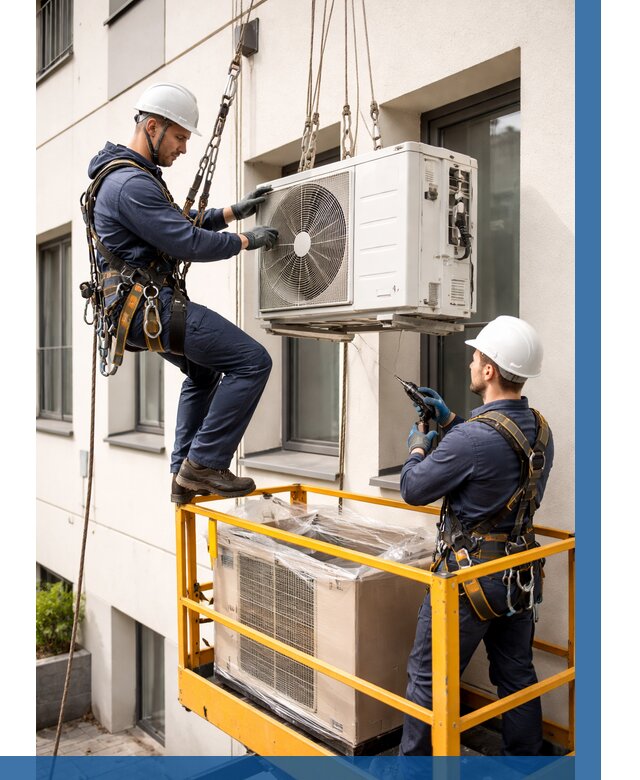 Демонтаж внешнего блока кондиционера в Югорске от 3574 р. | ВЫСОТНИК-Югр