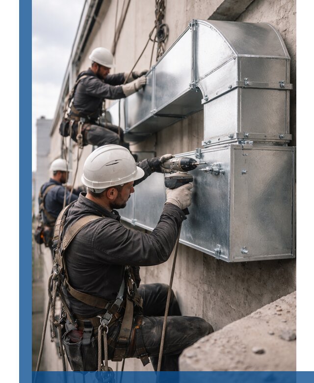 Профессиональный монтаж вентиляционных коробов в Югорске под ключ