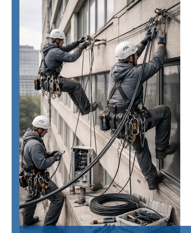 Прокладка оптоволоконного кабеля в Югорске под ключ с тестированием