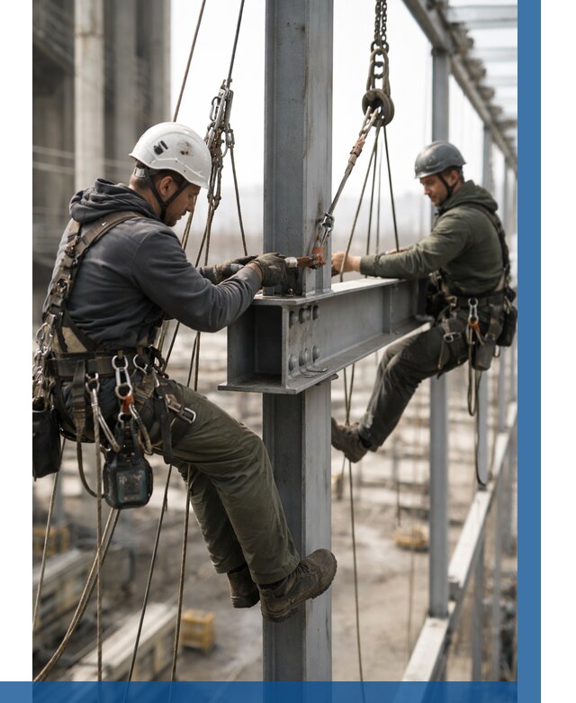 Монтаж металлоконструкций на высоте в Югорске от 3574 р. | ВЫСОТНИК-Югр