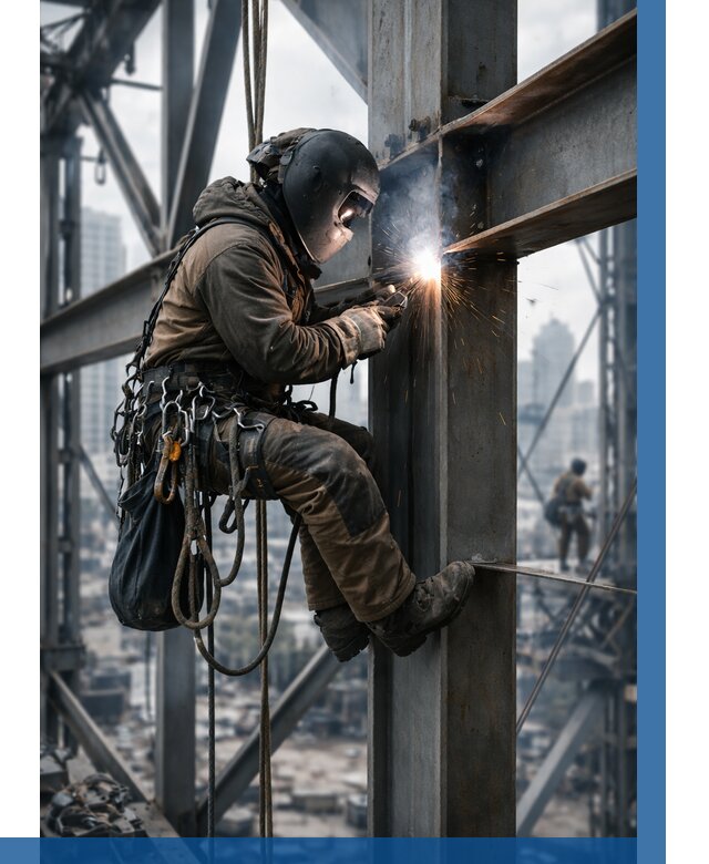 Высотные сварочные работы в Югорске от 3574 р. | ВЫСОТНИК-Югр