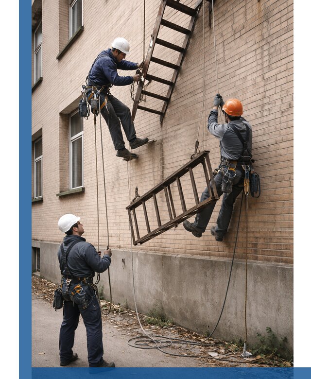 Демонтаж пожарной лестницы в Югорске быстро и безопасно