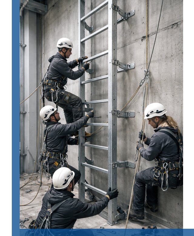 Монтаж металлических лестниц в Югорске под ключ со гарантией