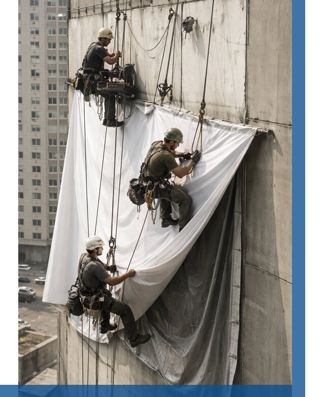 Замена баннерного полотна в Югорске от 6637 р. | ВЫСОТНИК-Югр—заказать