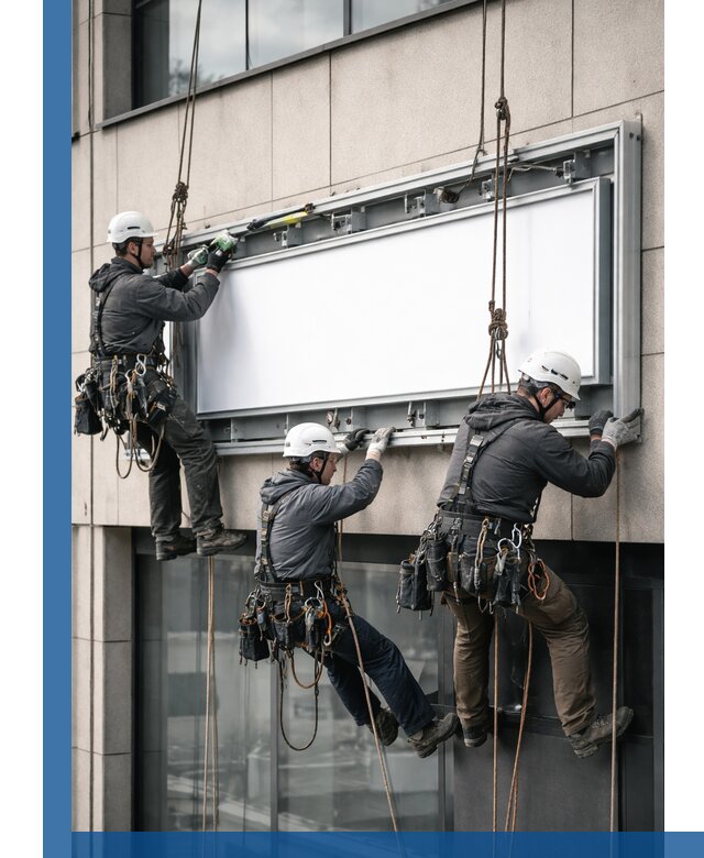 Профессиональный монтаж светового короба под ключ в Югорске