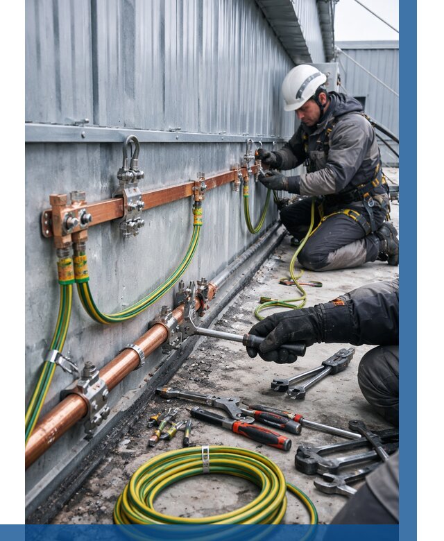 Монтаж заземления здания в Югорске от 25528 р. | ВЫСОТНИК-Югр