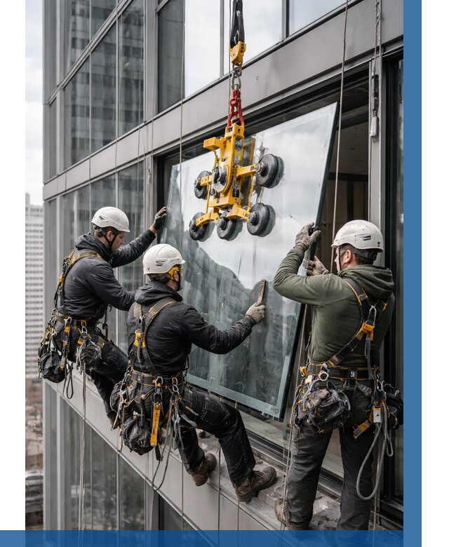 Фасадное остекление зданий под ключ в Югорске от 10211 р. | ВЫСОТНИК-Югр