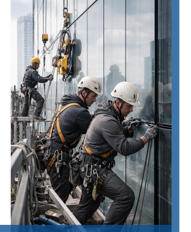 Структурное остекление фасадов в Югорске от 9700 р. | ВЫСОТНИК-Югр