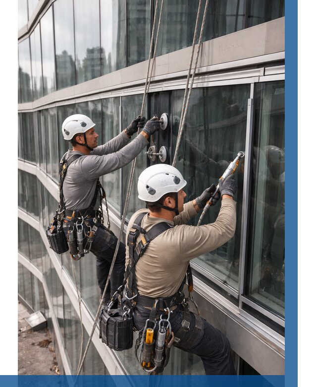 Радиусное остекление фасада в Югорске от 12253 р. | ВЫСОТНИК-Югр