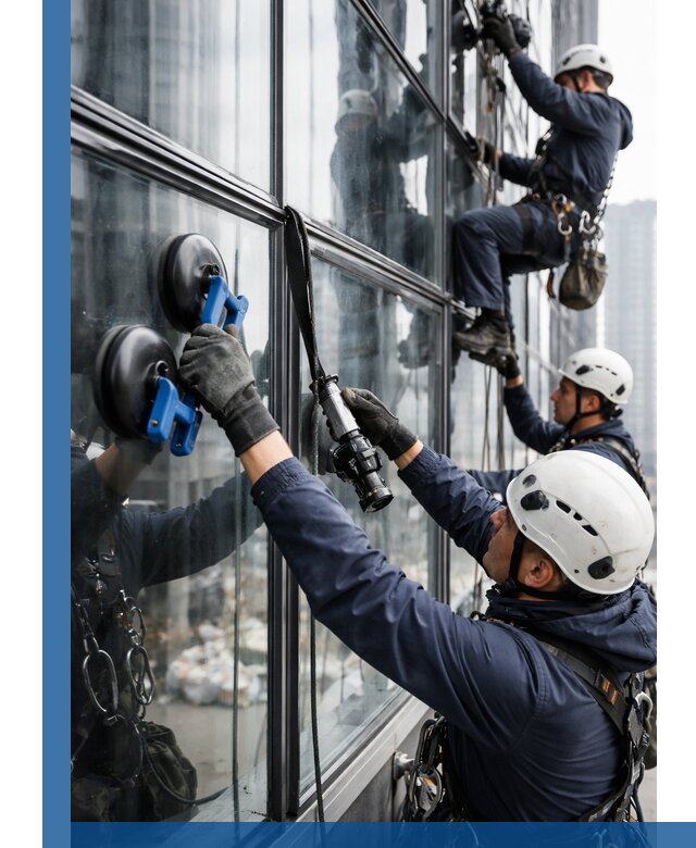 Радиусное остекление фасадов под ключ в Югорске с гарантиями