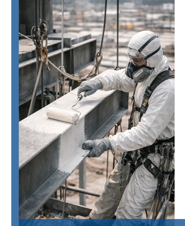 Профессиональная огнезащитная обработка металлоконструкций в Югорске