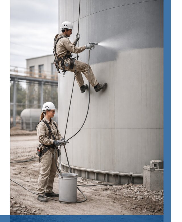 Покраска резервуаров в Югорске от 1225 р. | ВЫСОТНИК-Югр — заказать