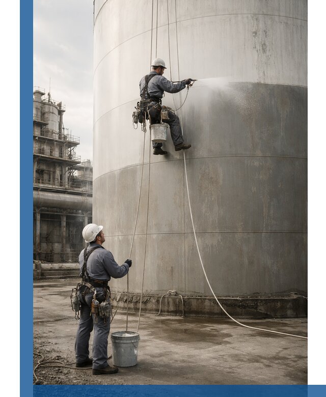 Покраска стальных резервуаров и емкостей в Югорске профессионально