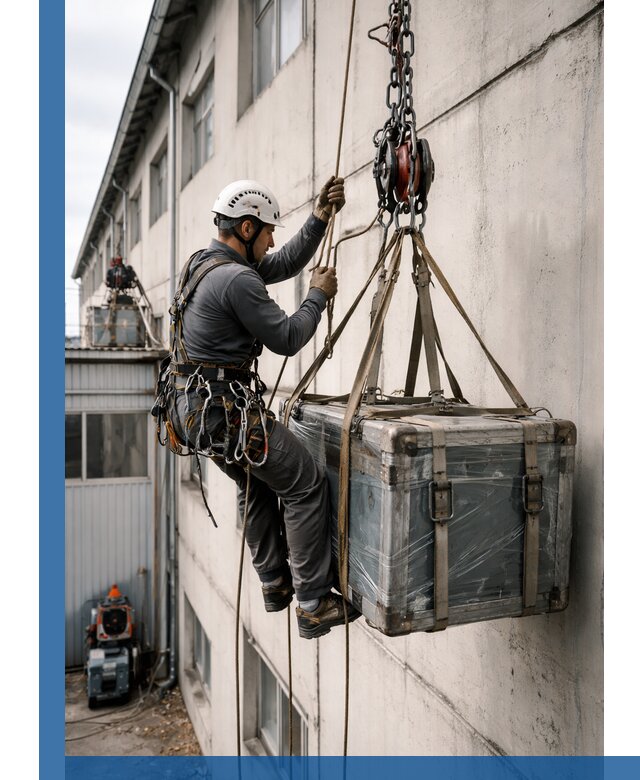 Подъем грузов на высоту в Югорске для промышленных объектов