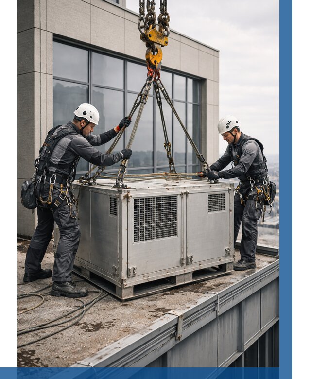 Такелажные работы на высоте в Югорске от 8169 р. | ВЫСОТНИК-Югр