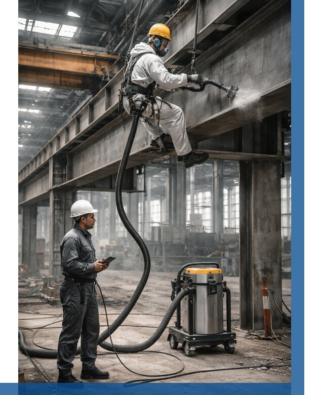 Обеспыливание конструкций в цехе в Югорске от 4289 р. | ВЫСОТНИК-Югр