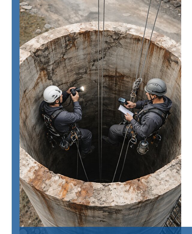 Обследование дымовой трубы: диагностика и оценка состояния в Югорске