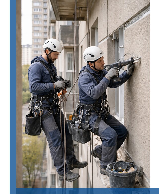 Промышленные альпинисты высотные работы и монтаж в Югорске